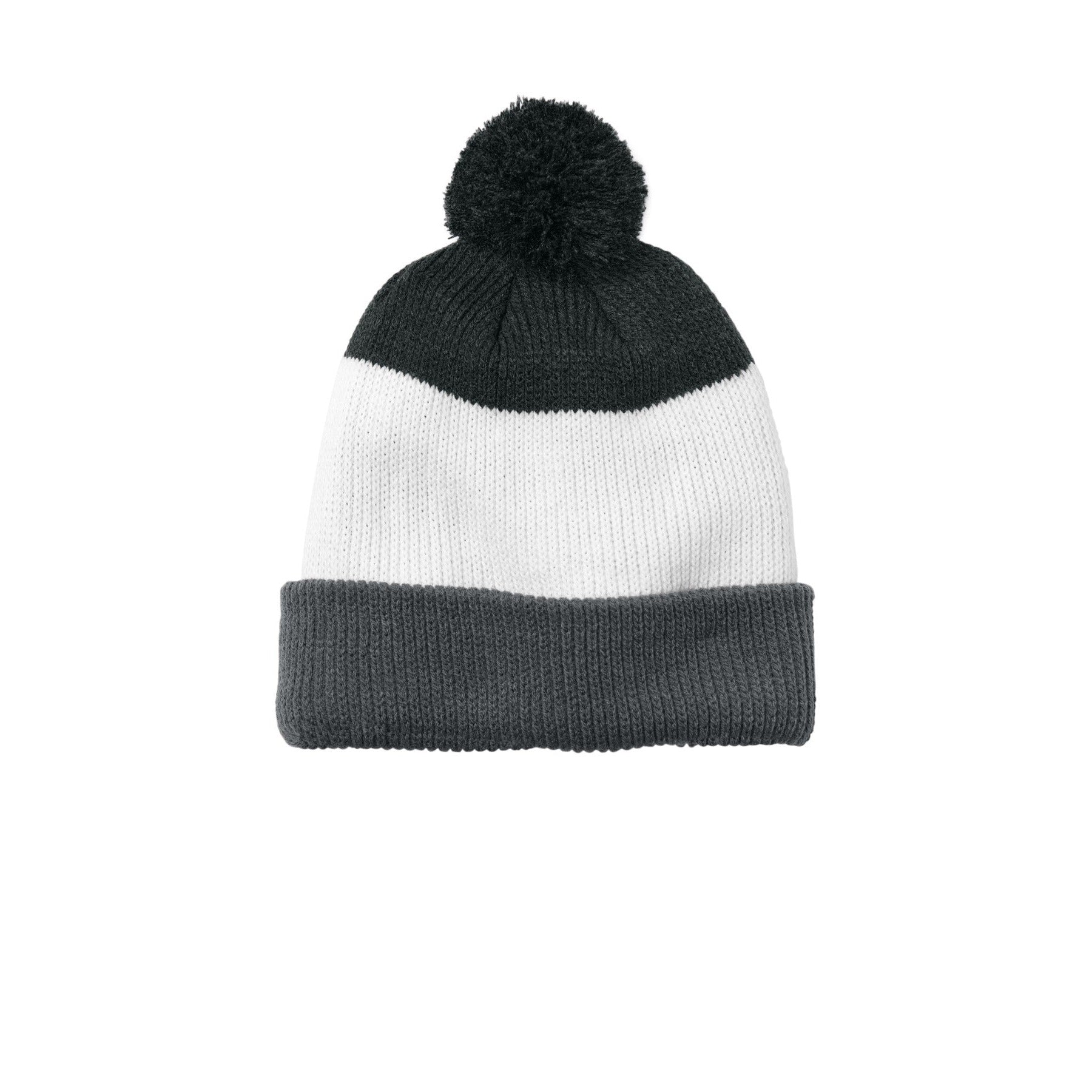 Port Authority-Port Authority® Cozy Striped Pom Beanie C979-MedTech-5